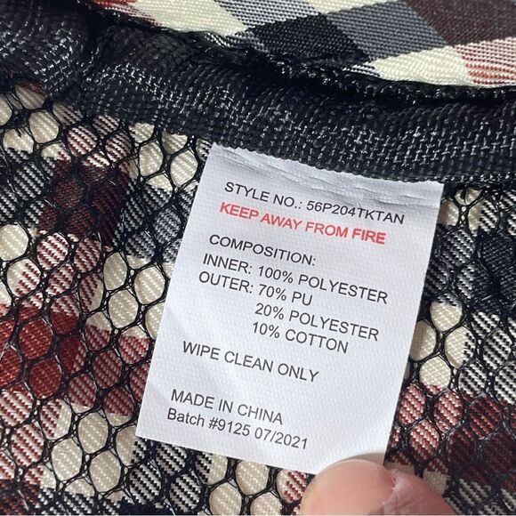 Portland Irish Tartan Plaid Mens Golf Washbag NWT - Picture 11 of 16